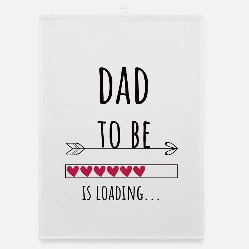 Dad-to-be Father-to-be Gift Organic dish towel