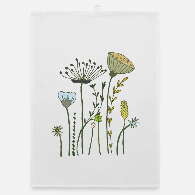 Fleurs séchées Torchon bio