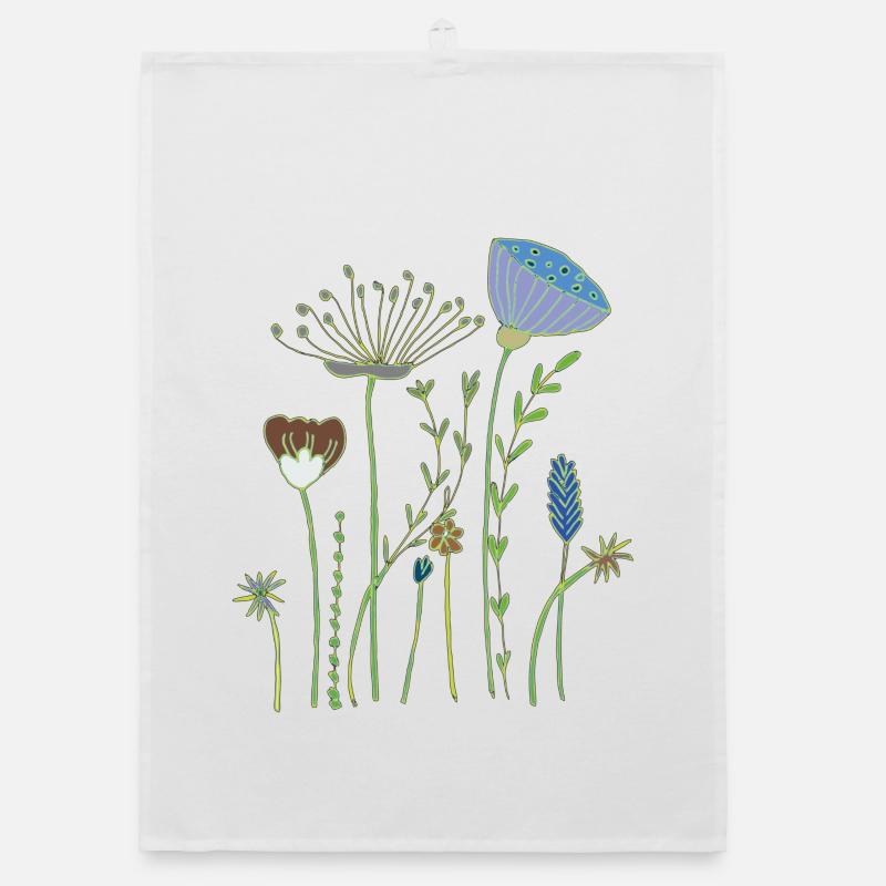 fleurs séchées prairie fleurie Torchon bio