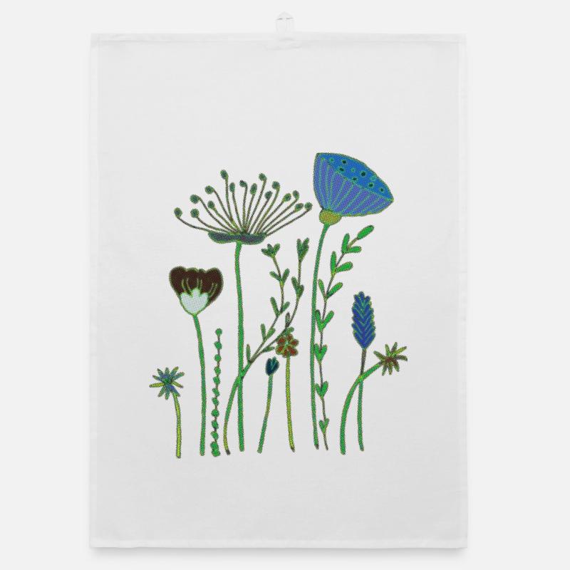 Fleurs séchées demi-tons Torchon bio