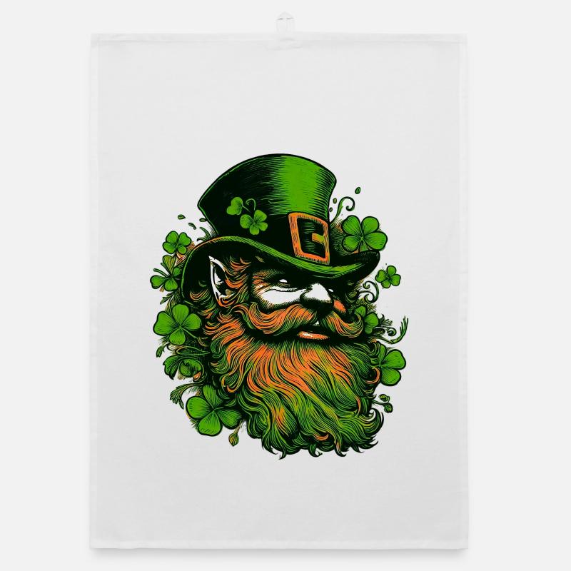 Leprechaun Irlande Torchon bio