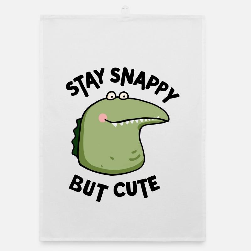 Snappy but cute Organic Geschirrtuch