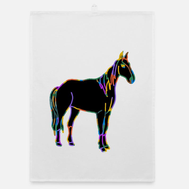 Pferd Organic Geschirrtuch