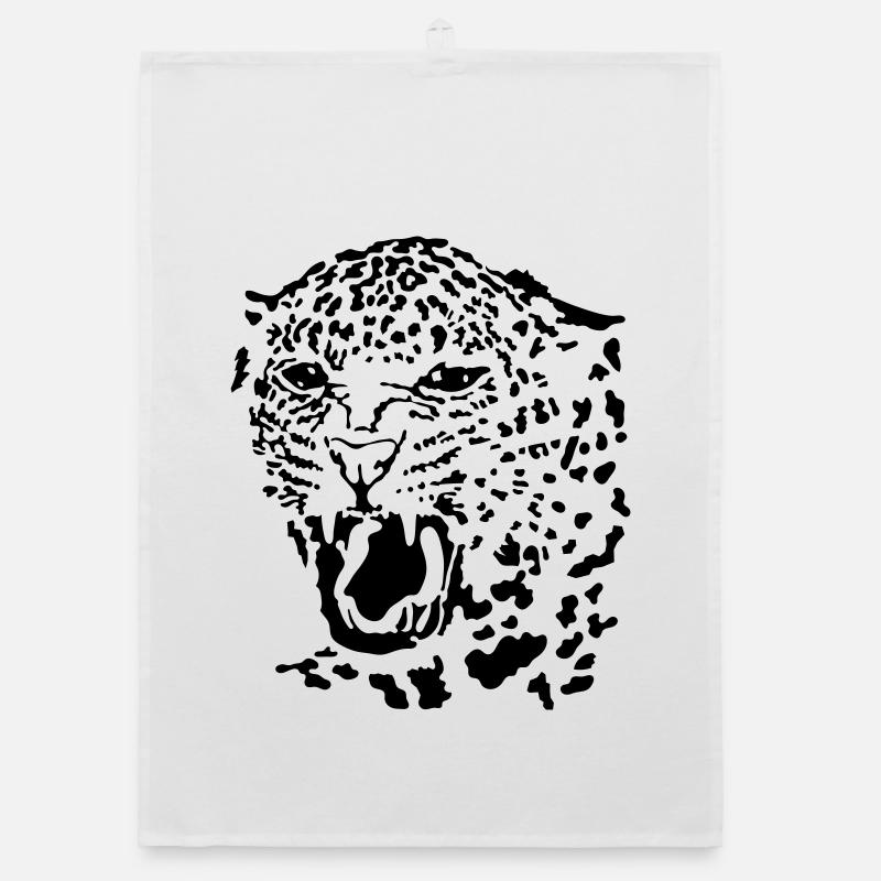Leopard Organic dish towel