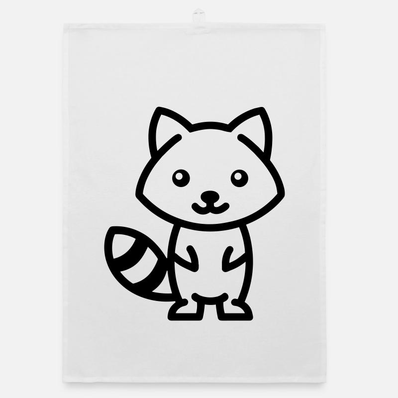 raccoon Organic dish towel