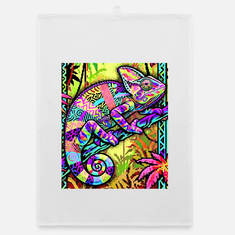 chameleon Organic dish towel