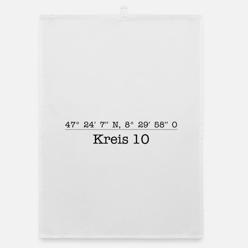 Coordinates District 10 Zurich Organic dish towel