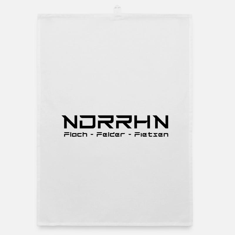 NDRRHN - Organic Geschirrtuch - Weiß
