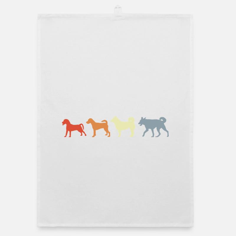 Évolution canine vintage Torchon bio