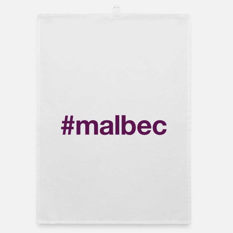 MALBEC Hashtag Organic dish towel