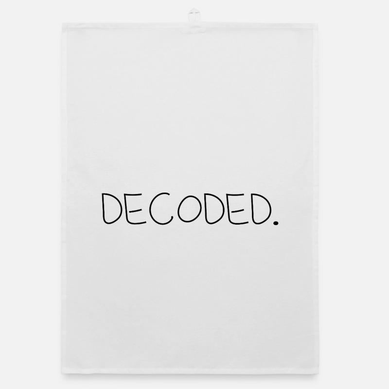 Decoded Organic Geschirrtuch