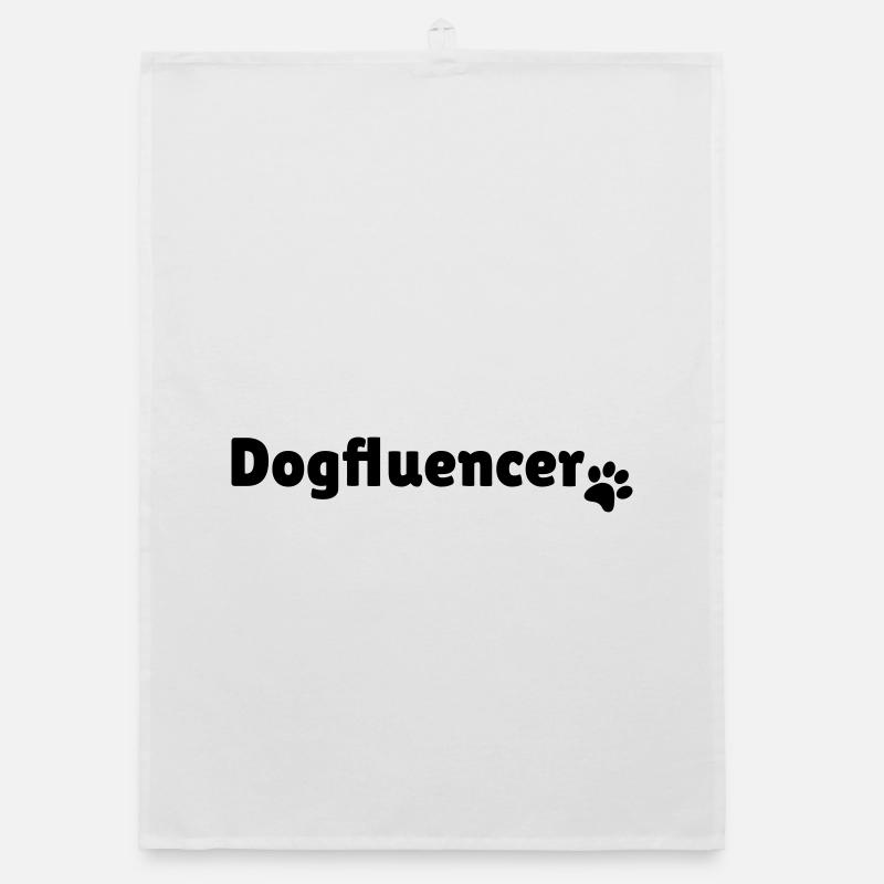 Dogfluencer Influencer Design Geschenk Organic Geschirrtuch