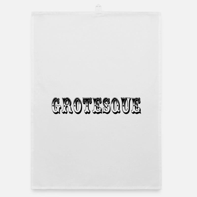 Grotesque Organic dish towel