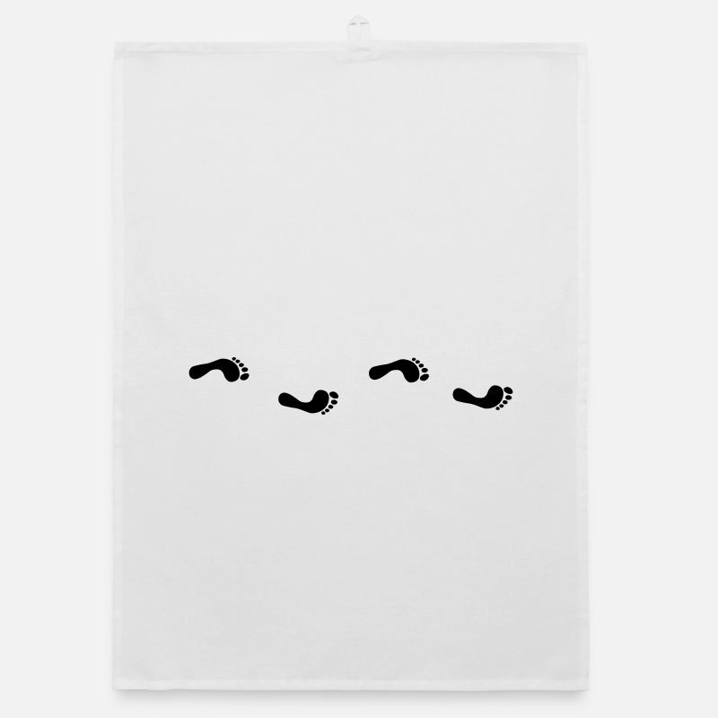 Empreintes de pas Torchon bio