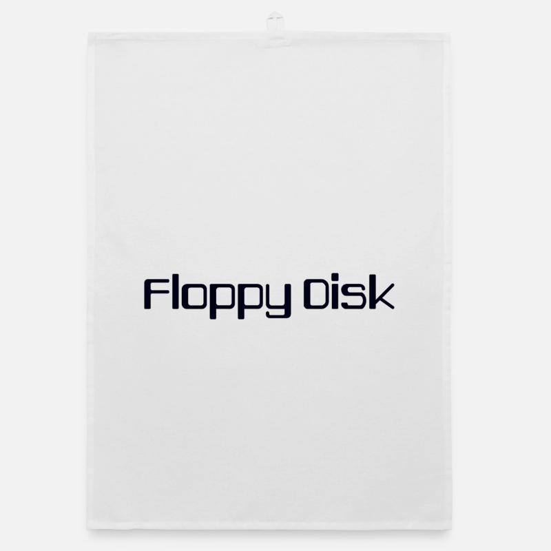Floppy Disk Organic Geschirrtuch