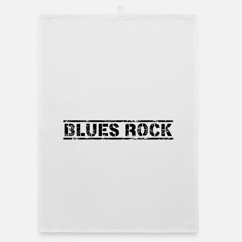 Blues Rock Organic dish towel