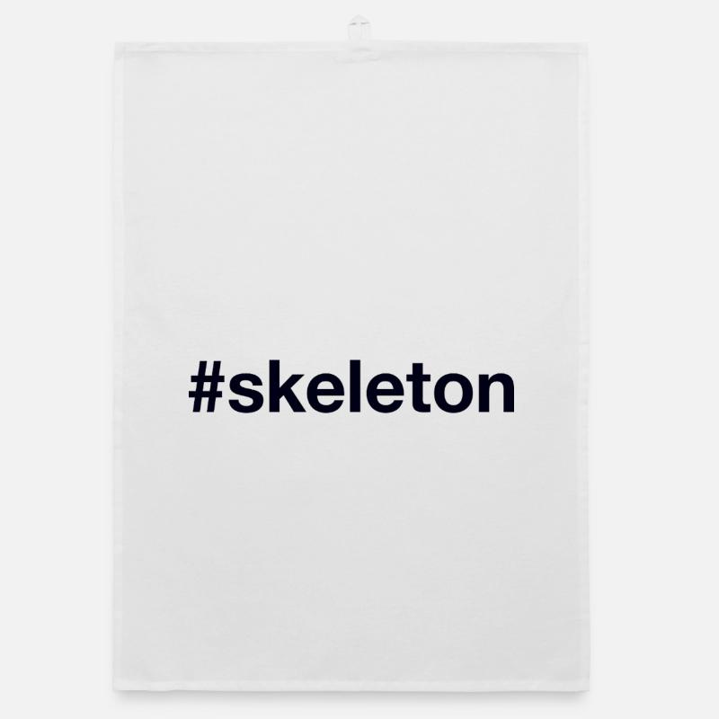 Skeleton Hashtag Organic dish towel
