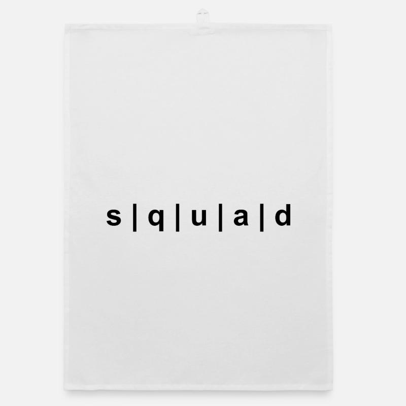 SQUAD black Organic dish towel