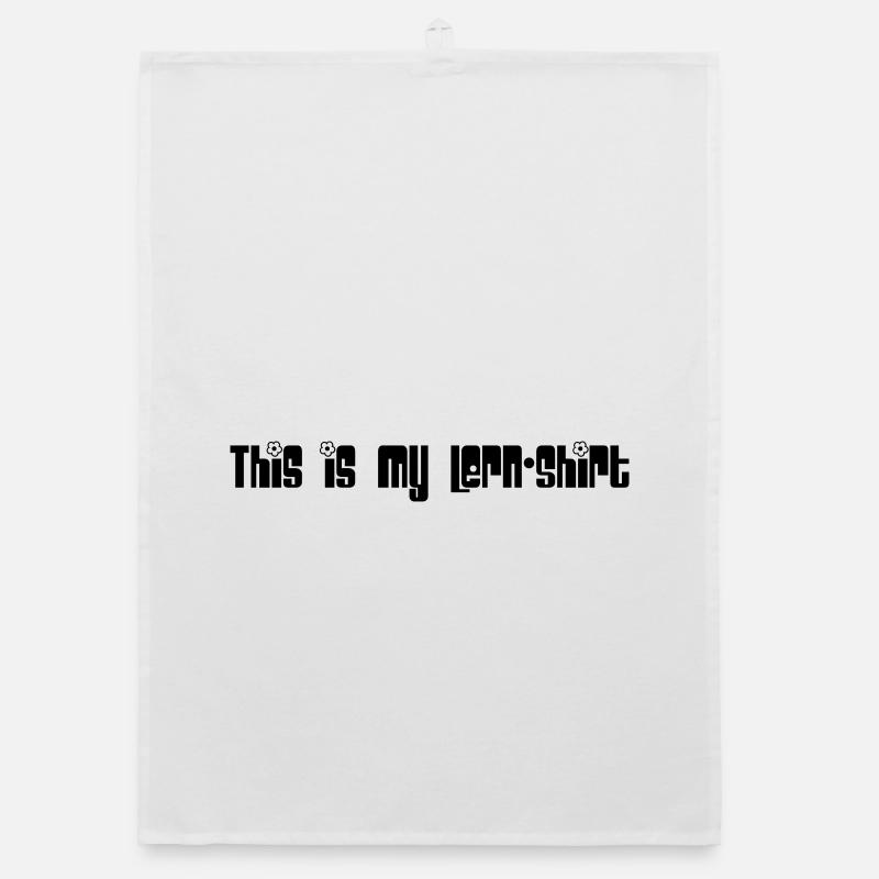 Learning shirt Organic dish towel