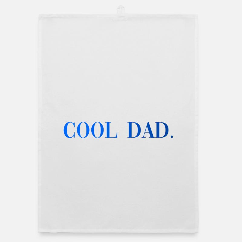 Cool Dad Gift Paternity Saying Organic dish towel