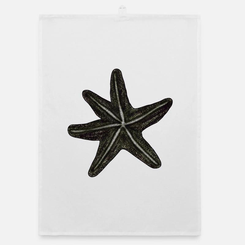 Glittering Starfish Organic dish towel