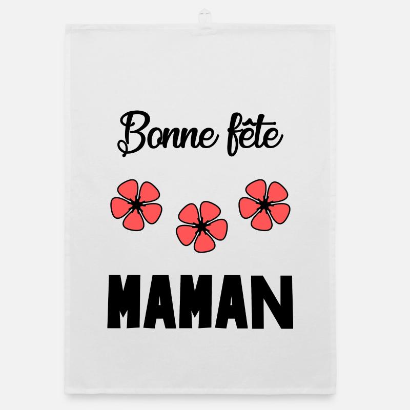 MUTTERTAG. SCHÖNEN MUTTERTAG. MAMA Organic Geschirrtuch