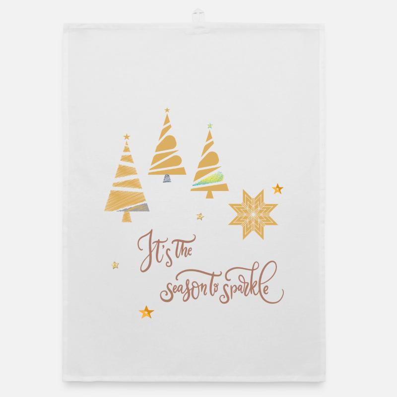 Période de Noël Torchon bio