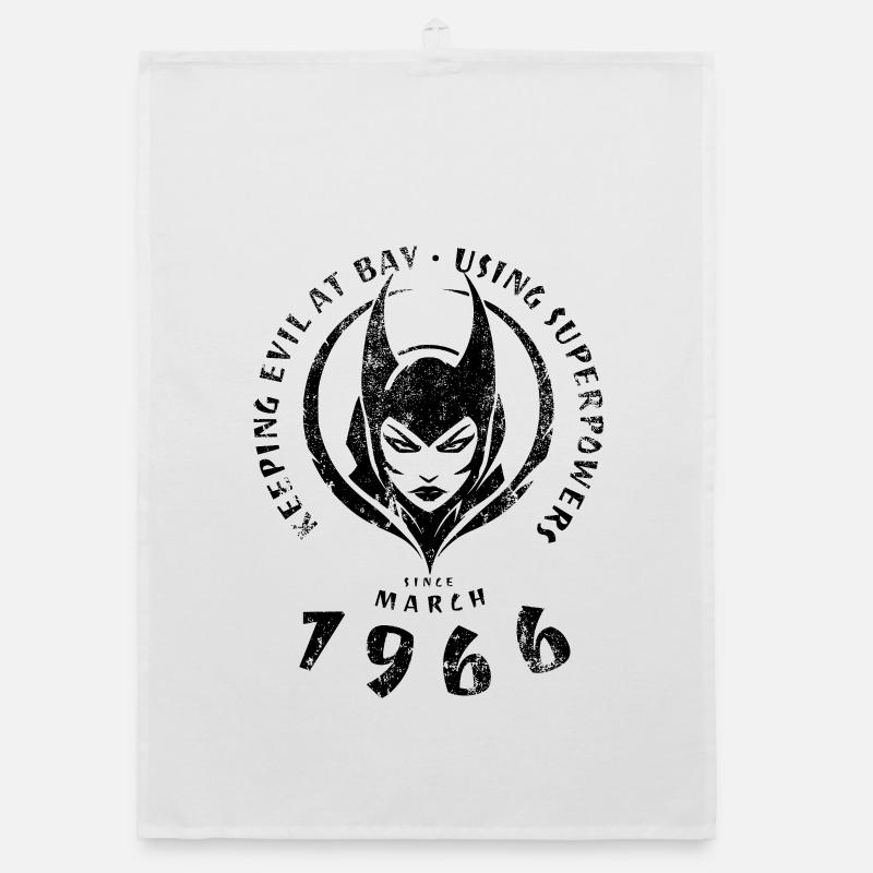 60. Geburtstag Using Superpowers Since 03/1966 Organic Geschirrtuch