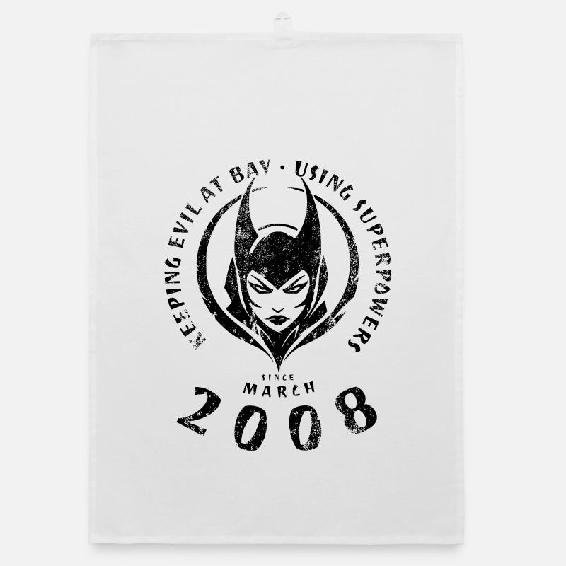 18. Geburtstag Using Superpowers Since 03/2008 Organic Geschirrtuch