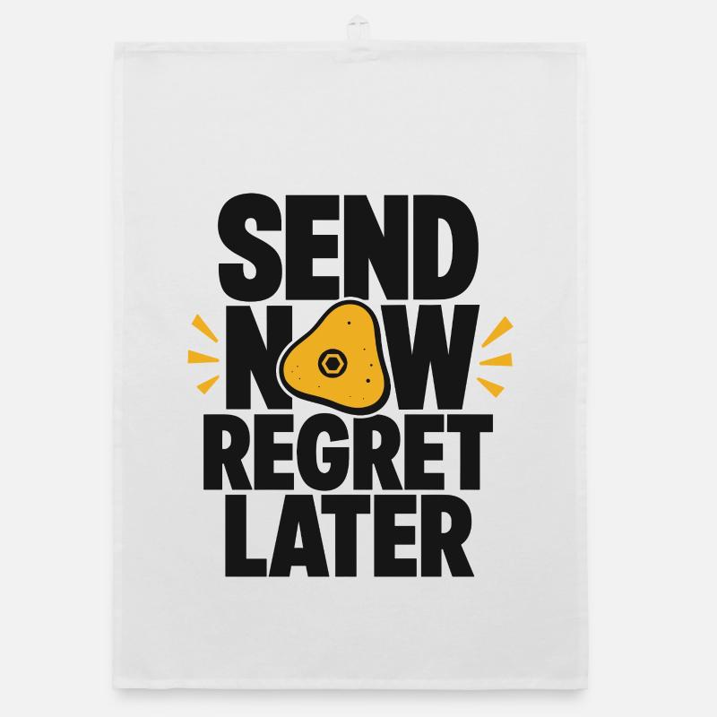 Send Now Regret Later Boulder Organic dish towel