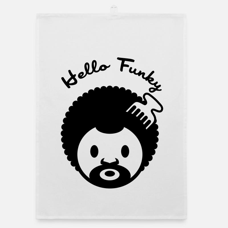 Hello funky Organic dish towel