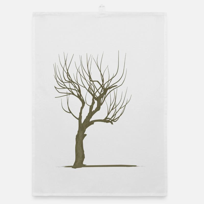 Arbre sans feuilles - modifié Torchon bio