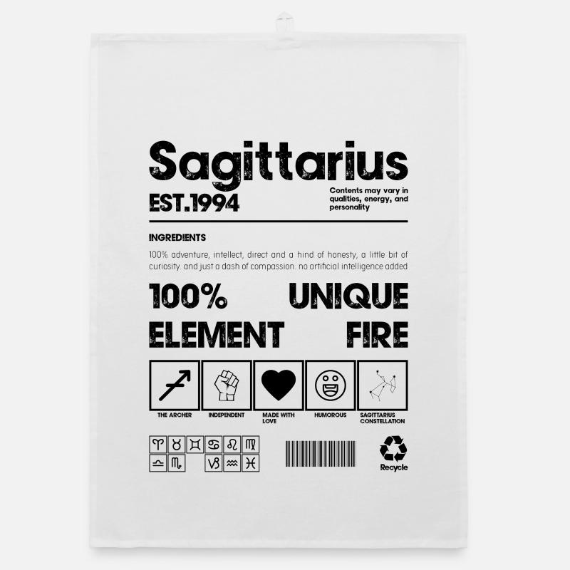 Black Minimal Square Organic dish towel