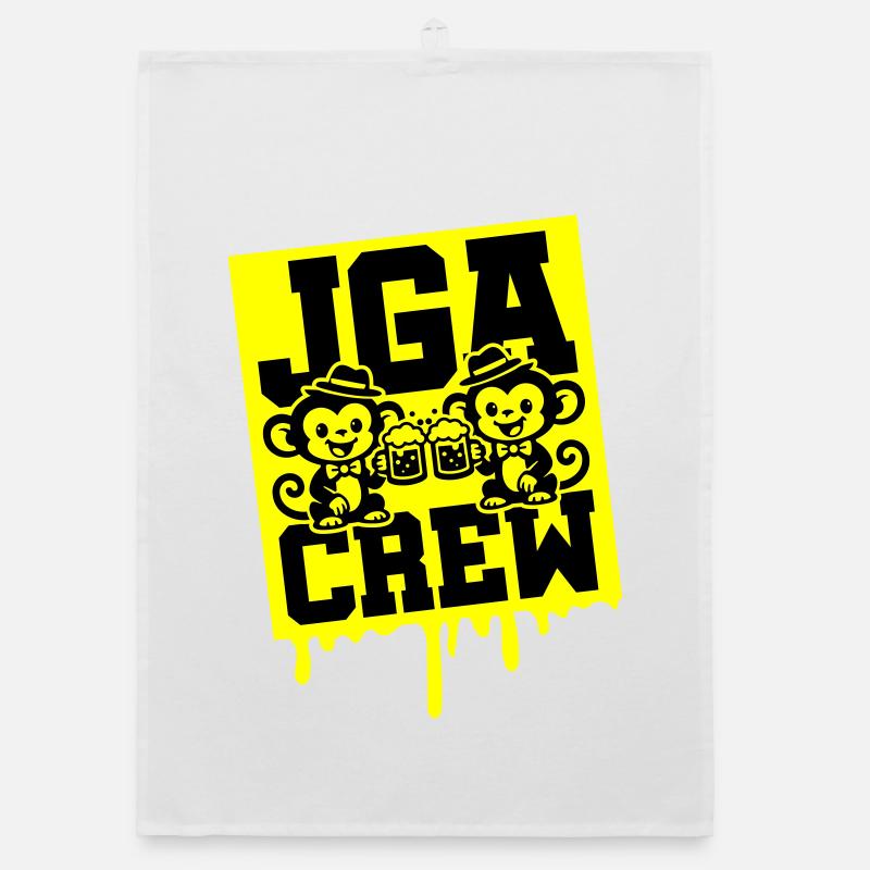 Jga Crew Junggesellen Affe Organic Geschirrtuch