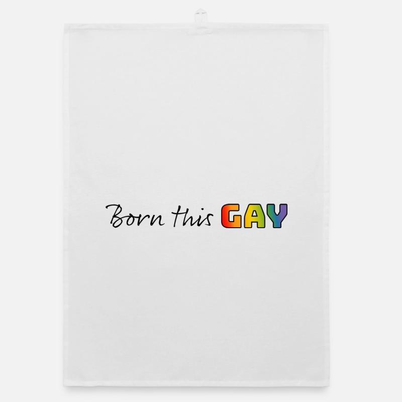 Rainbow né ce gay Torchon bio