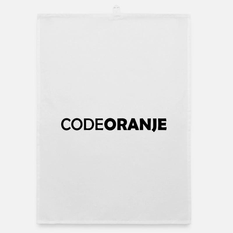 Code Oranje - Nederland - Netherlands Niederlande Organic Geschirrtuch