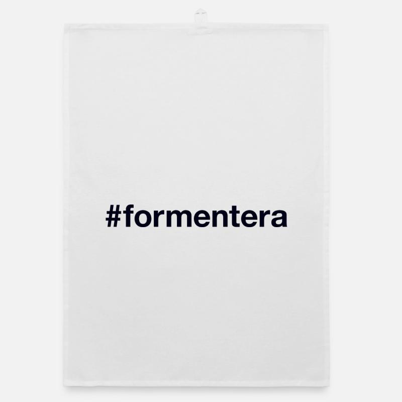 FORMENTERA Spanien Espagne Hashtag Torchon bio