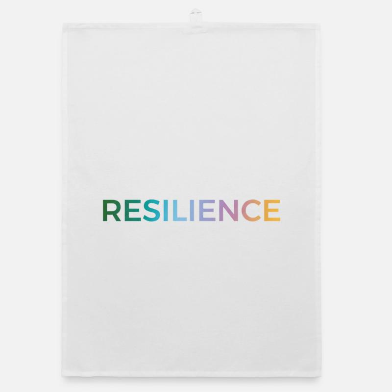Resilience Gradient Typo Organic dish towel