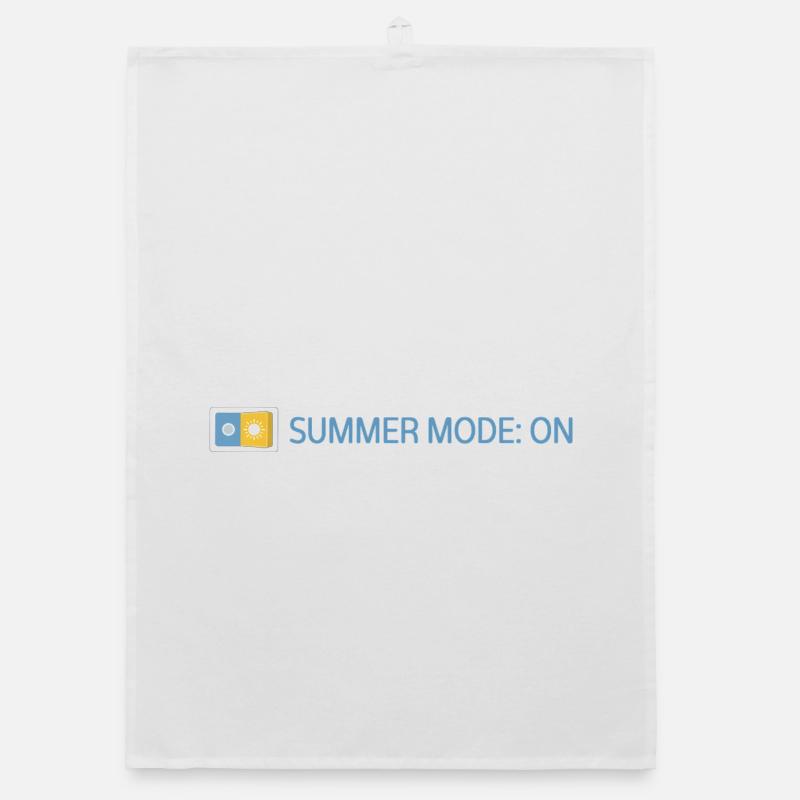 Summer Mode: On - Sommer 2026 Geschenkidee Organic Geschirrtuch