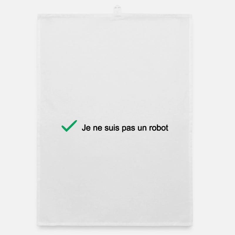I'M NOT A ROBOT! (IT) Organic dish towel
