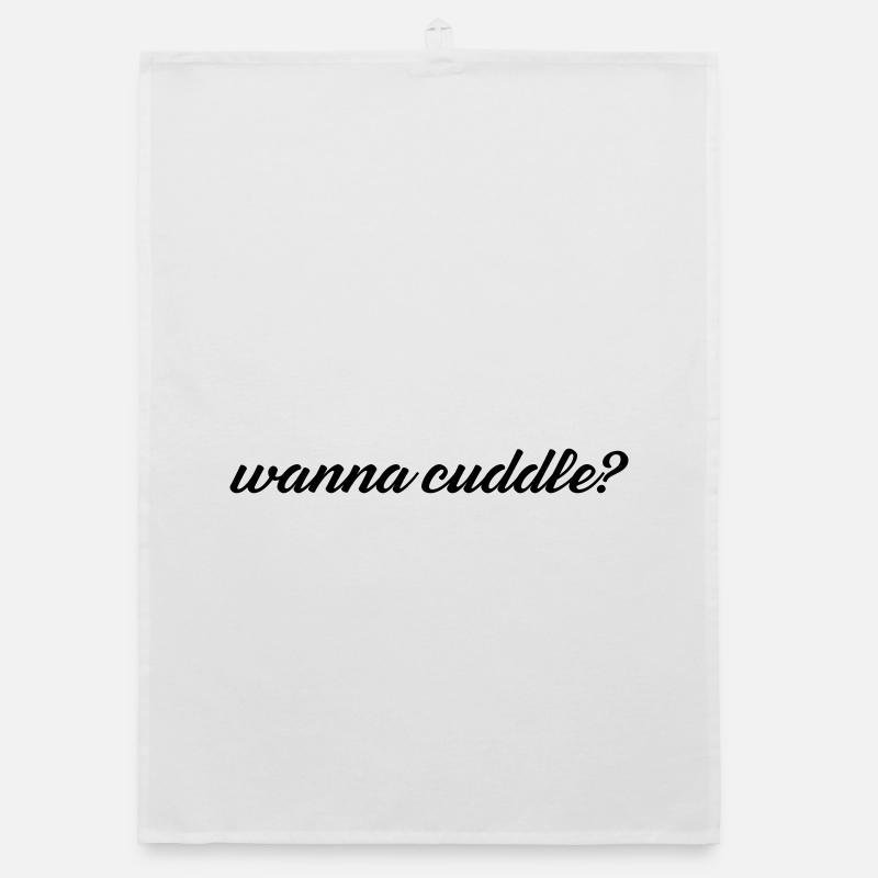 wanna cuddle? Organic Geschirrtuch