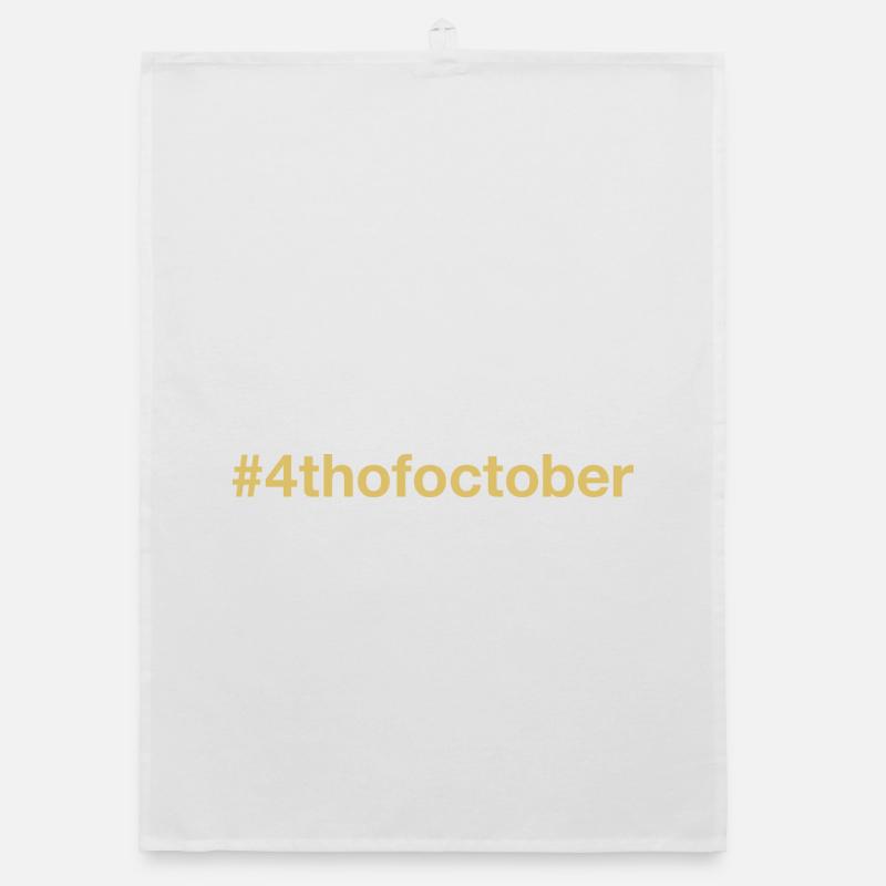 born on October 4 Birthday hashtag Organic dish towel