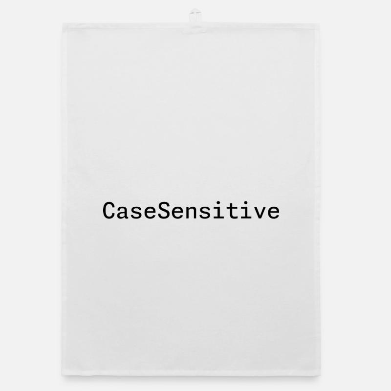 CaseSensitive Developer Humor Organic dish towel