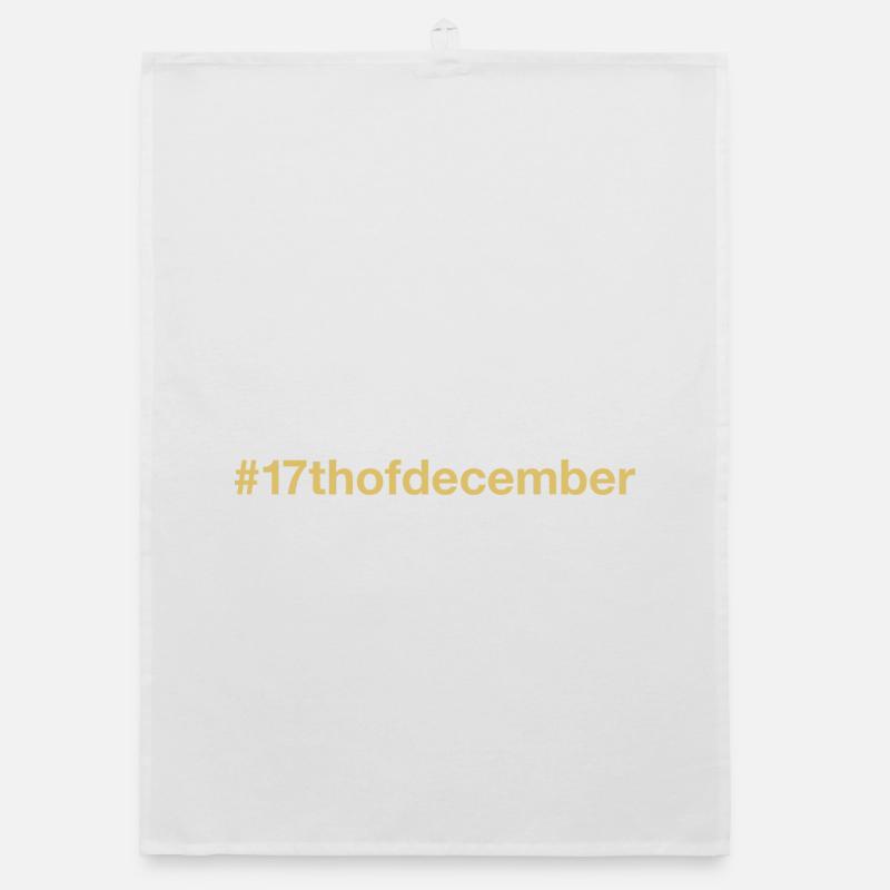 Né le 17 décembre Anniversaire Torchon bio