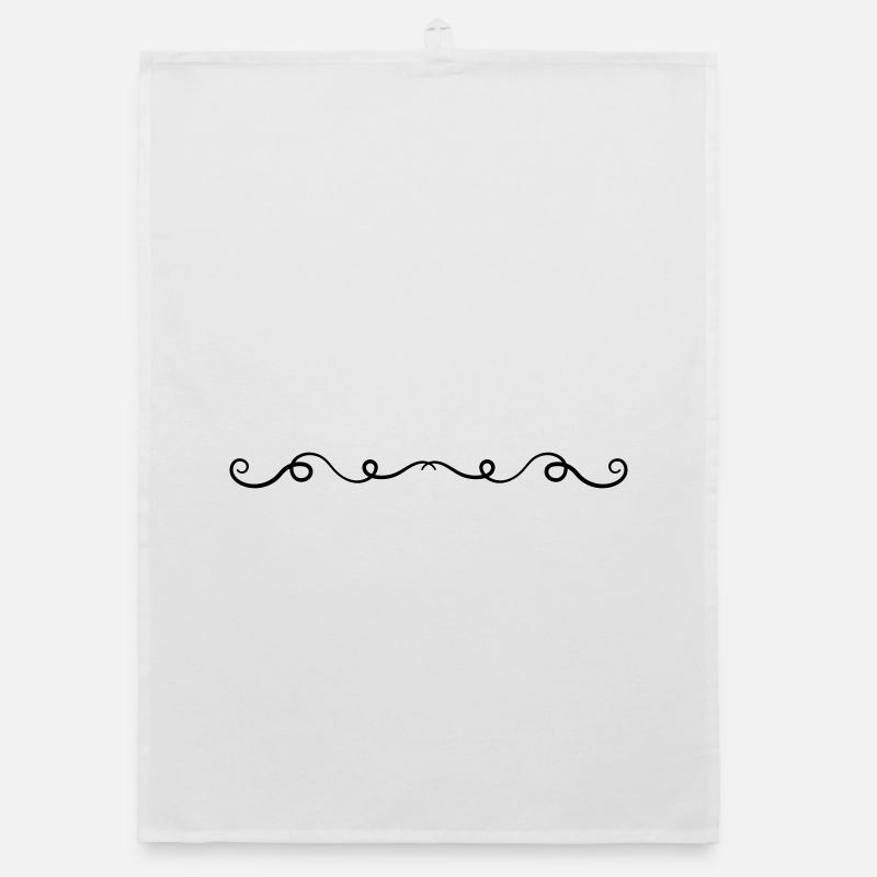 Ornament Line Organic dish towel