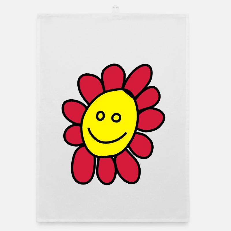 I am a flower Organic dish towel