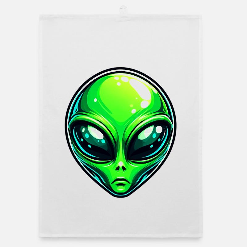 Alien extraterrestre martien Torchon bio