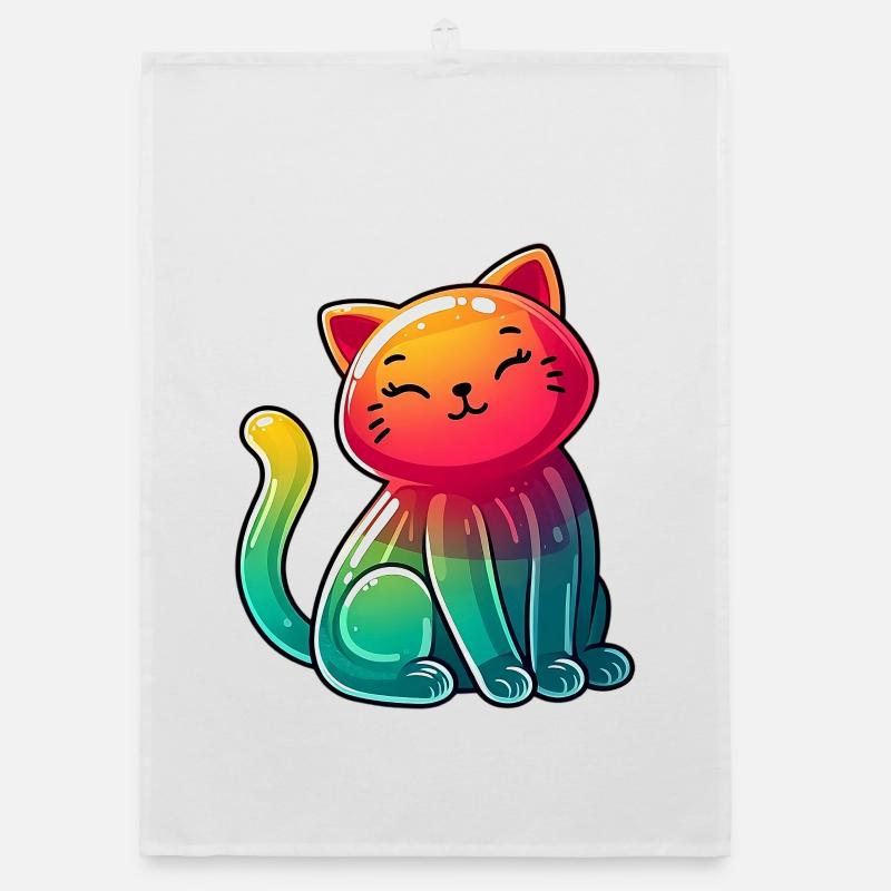 Cat Organic dish towel