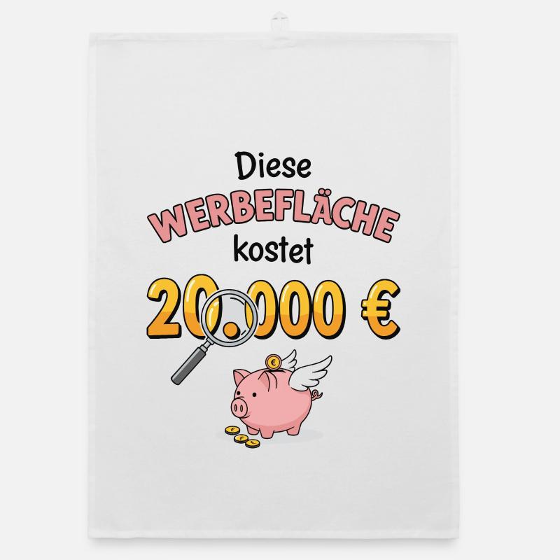 Die Werbefläche Organic Geschirrtuch