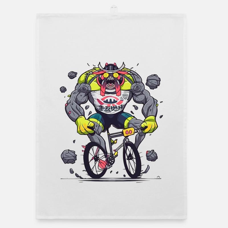 BMX Dämon Kraftkoloss Organic Geschirrtuch
